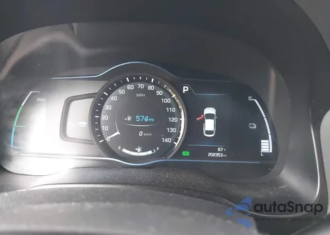 2018 Hyundai Ioniq Hybrid Limited из США, поврежденный, VIN KMHC85LC0JU091365